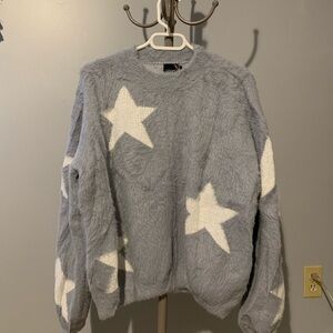 Cliché Lavender Fuzzy Sweater - Size XL